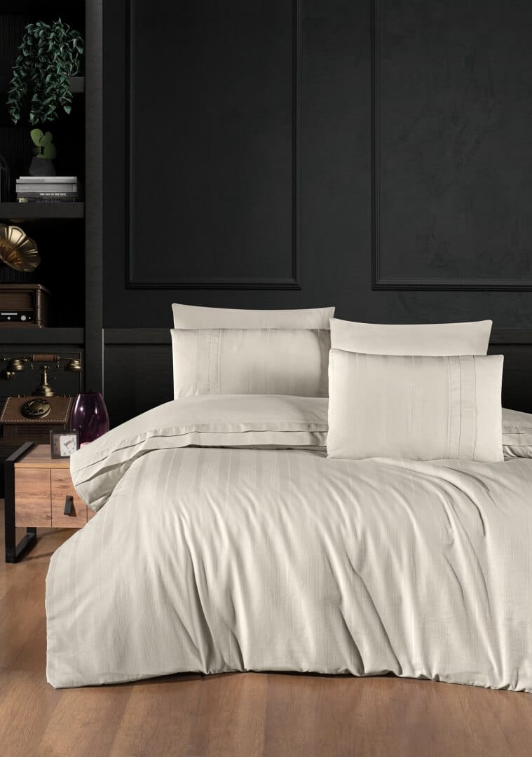 Постільна білизна First Choice Ranforce Deluxe 200 х 220 см Glosland Beige купити Постільна білизна First Choice Ranforce Deluxe 200 х 220 см Glosland Beige — изображение 1