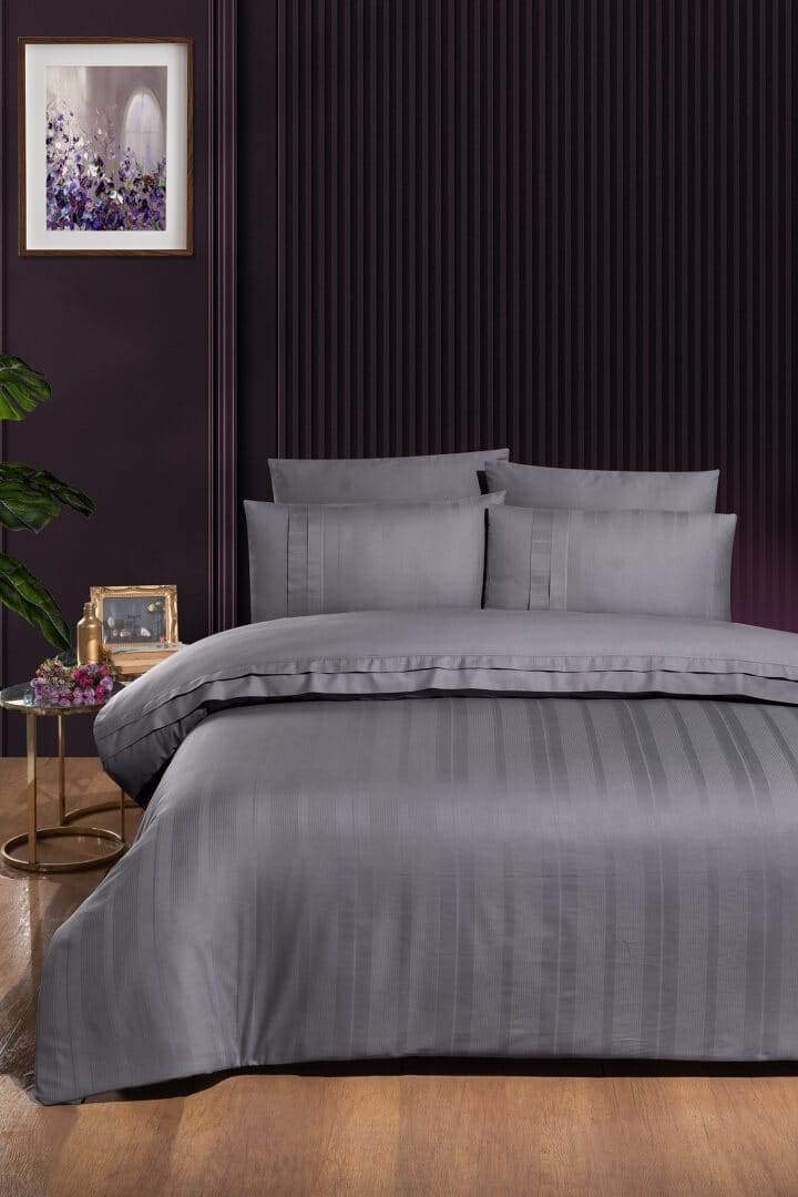 Постільна білизна First Choice Ranforce Deluxe DARK 200 х 220 см Glosland Quicksilver купити Постільна білизна First Choice Ranforce Deluxe DARK 200 х 220 см Glosland Quicksilver — изображение 1