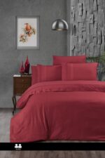 Постільна білизна First Choice Ranforce Deluxe DARK 200 х 220 см Gala Red