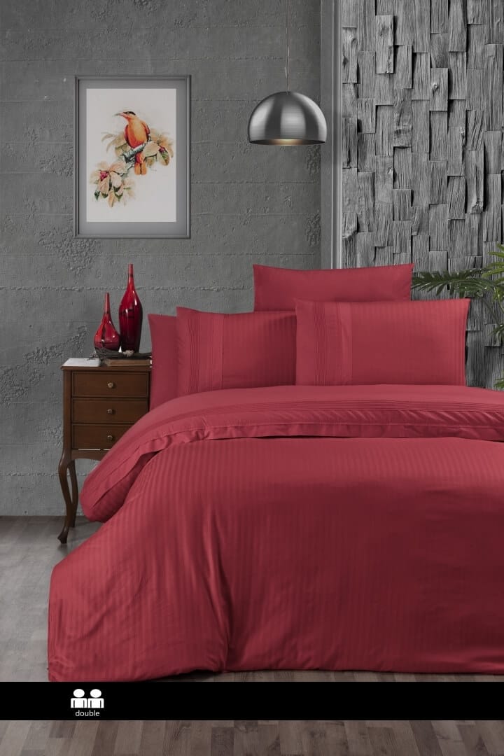 Постільна білизна First Choice Ranforce Deluxe DARK 200 х 220 см Gala Red купити Постільна білизна First Choice Ranforce Deluxe DARK 200 х 220 см Gala Red — изображение 1