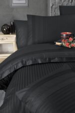 Постільна білизна First Choice Ranforce Deluxe DARK 200 х 220 см  Gala Black — изображение 2