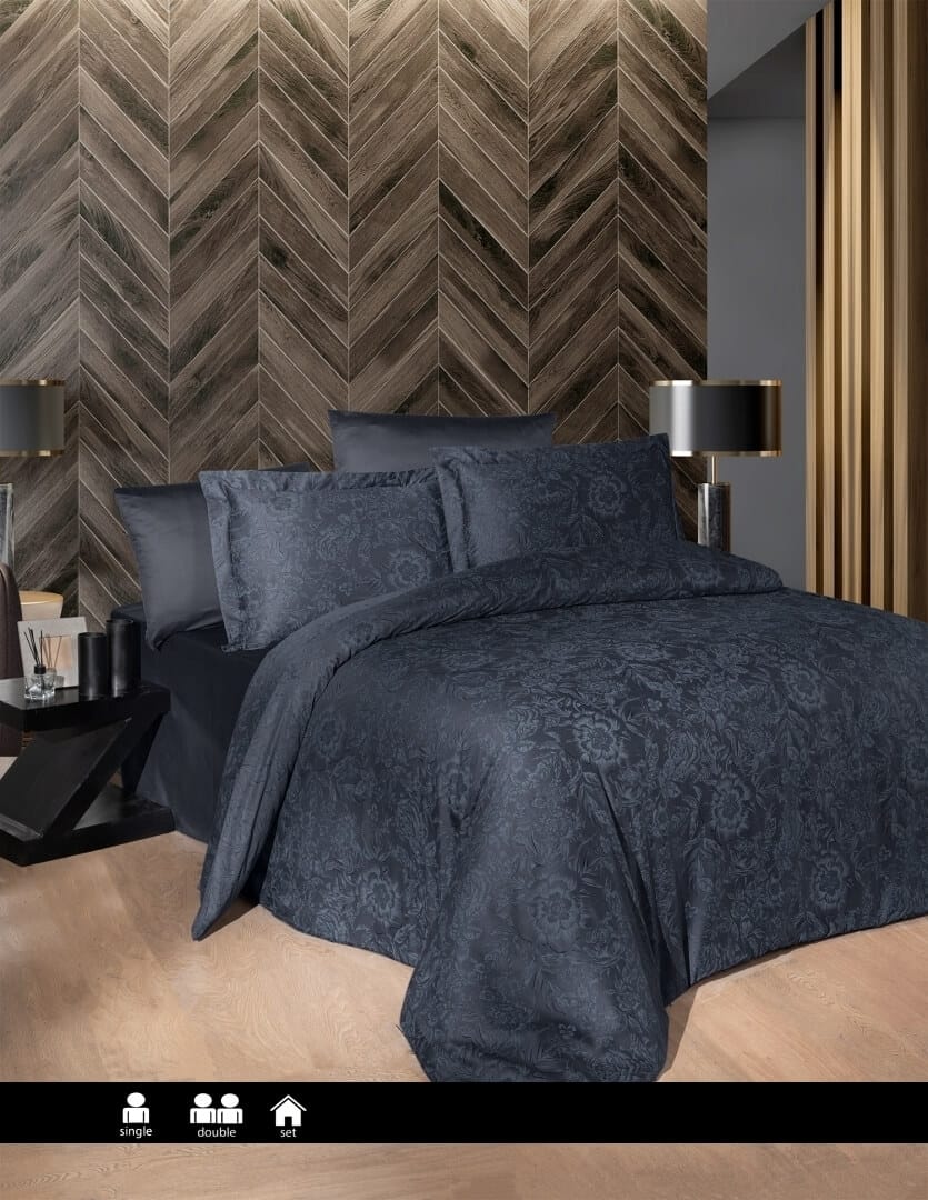 Постільна білизна First Choice Cotton Satin 160х220 сімейний Advina Eclipse купити Постільна білизна First Choice Cotton Satin 200 х 220 см Advina Eclipse - Зображення 1