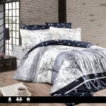 Постільна білизна First Choice Cotton Satin  160 х 220 см Doga Navy Blue