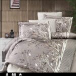Постільна білизна First Choice Cotton Satin  160х220 сімейний Living Brown