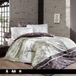 Постільна білизна First Choice Cotton Satin  200 х 220 см Doga Brown
