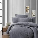 Постільна білизна First Choice Cotton Satin  200 х 220 см Snazzy Quick Silver