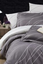 Постільна білизна First Choice Cotton Satin  200 х 220 см Mesi Quick Silver - Зображення 2