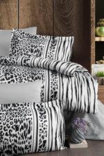 Постільна білизна First Choice Cotton Satin 160 х 220 см Leopard Black — изображение 2