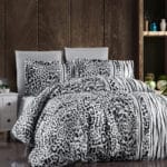 Постільна білизна First Choice Cotton Satin  160 х 220 см Leopard Black