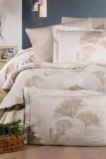 Постільна білизна First Choice Cotton Satin  160 х 220 см Sofira Beige — изображение 2