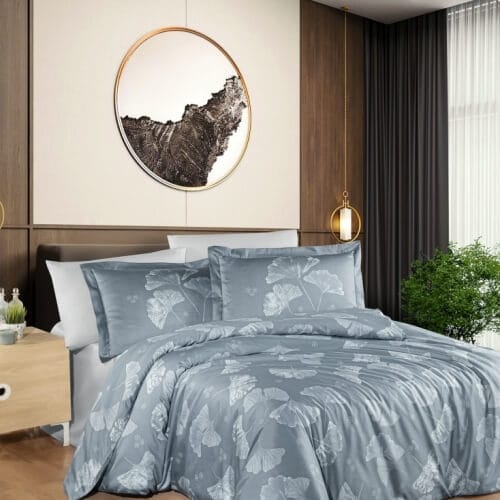 Постільна білизна First Choice Cotton Satin 160х220 сімейний Sofira Indigo купити Постільна білизна First Choice Cotton Satin 160 х 220 см Sofira Indigo - Зображення 1