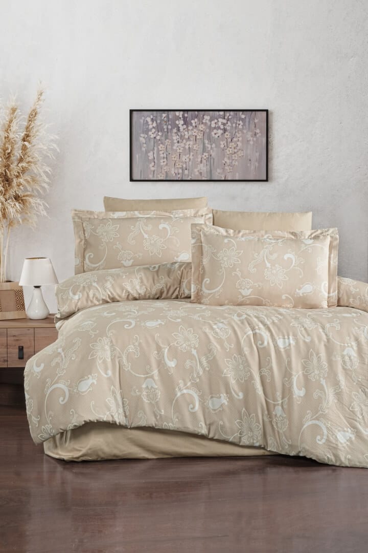 Постільна білизна First Choice Cotton Satin 160 х 220 сімейна см Carmina Cappuccino купити Постільна білизна First Choice Cotton Satin 160 х 220 сімейна см Carmina Cappuccino — изображение 1
