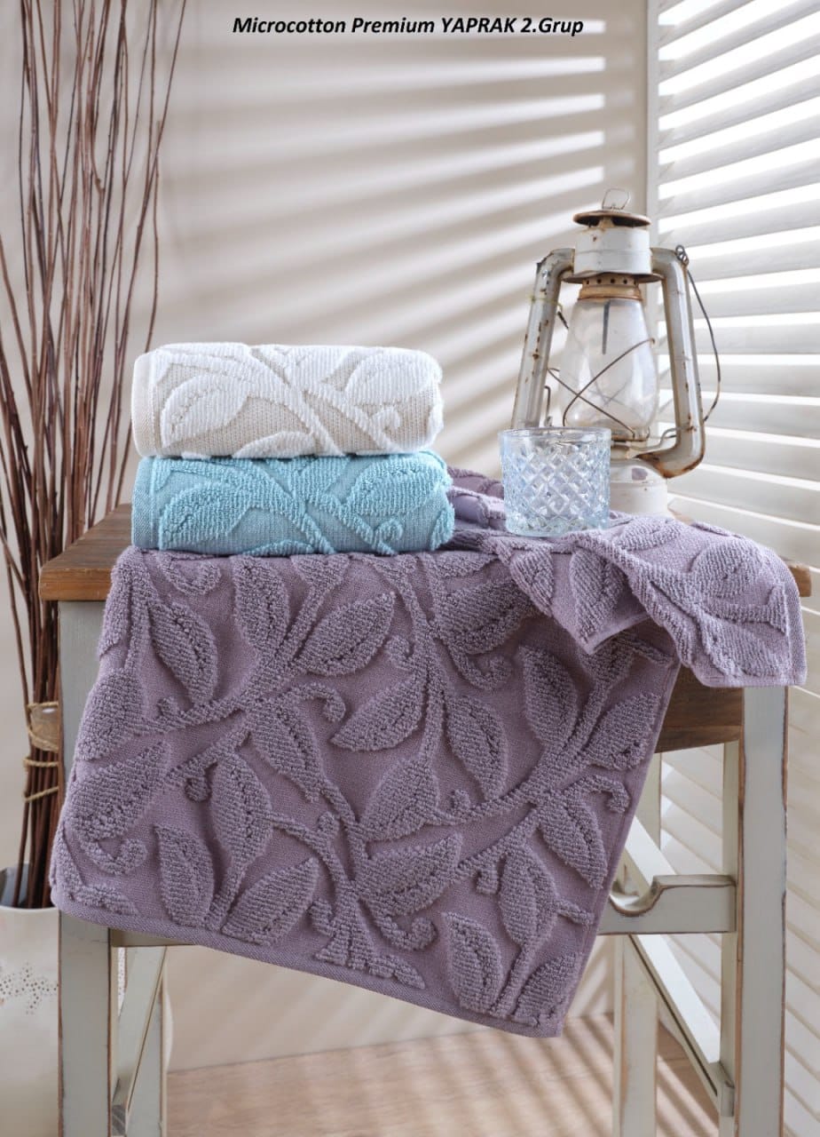 18 Набір махрових рушників Cestepe Premium Microcotton 70 x 140 см Yaprak 2 — изображение 1