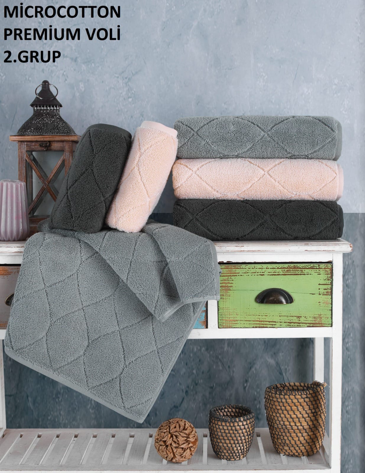 23 Набір махрових рушників Cestepe Premium Microcotton 70 x 140 см VOLI 2 — изображение 1