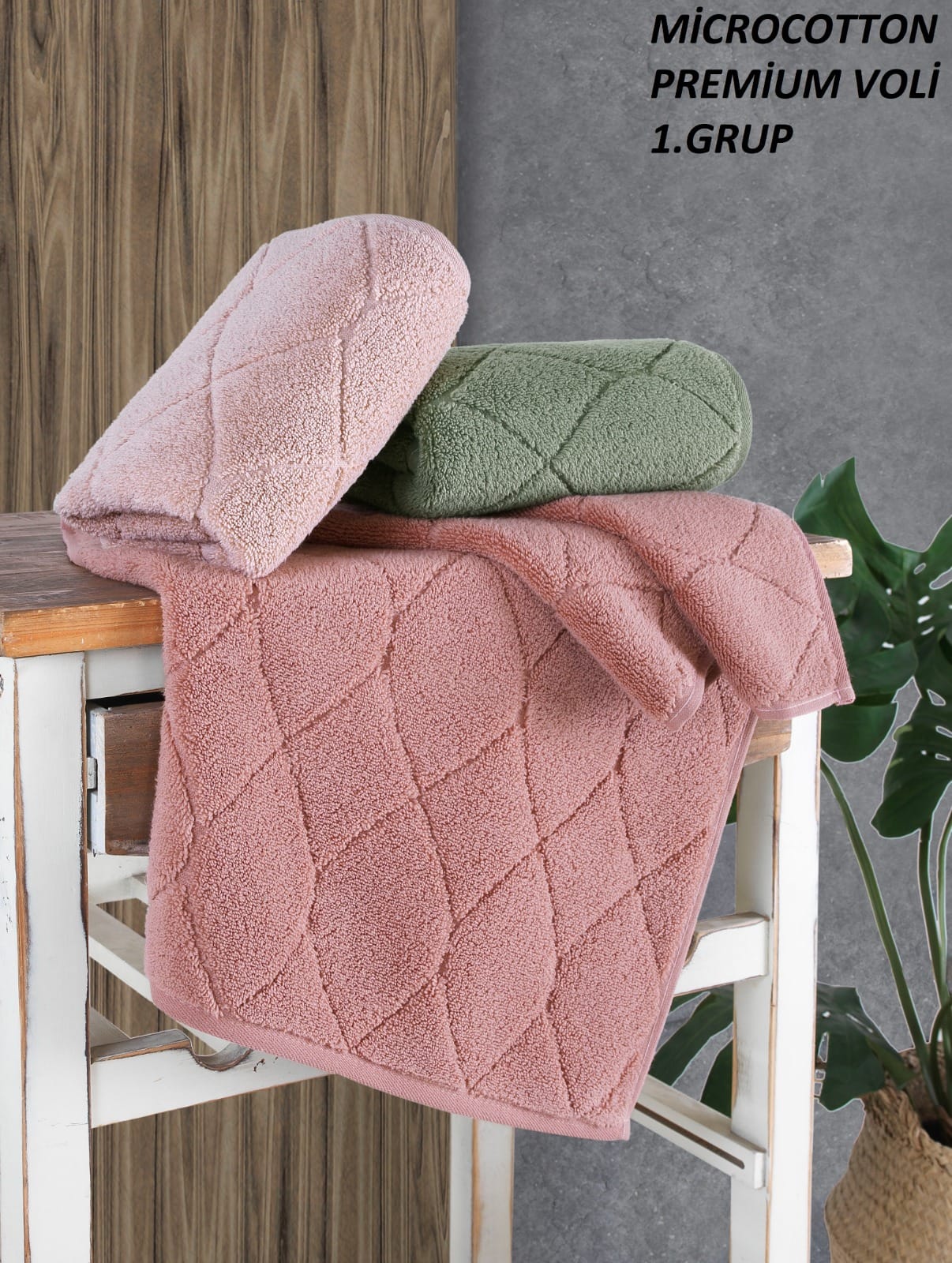 24 Набір махрових рушників Cestepe Premium Microcotton 70 x 140 см VOLI 1 — изображение 1