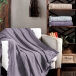 Вафельне простирадло First Choice Sole 220×240 см. Lilac