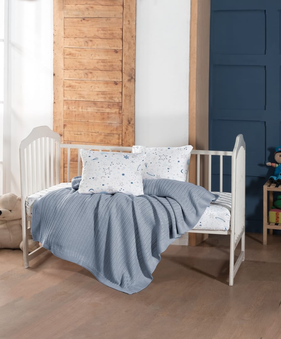 BNC-221 Постільна білизна для новонароджених First Choice Baby Excellent Set Blue