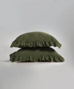 Постільна білизна Limasso Stonewashed Exclusive Ranforce 200 х 220 см Capulet Olive — изображение 5