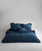 Постільна білизна Limasso Stonewashed Exclusive Ranforce 160 х 220 см сімейний Dress Blue купити онлайн по вигідній ціні