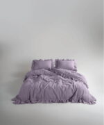 Постільна білизна Limasso Stonewashed Exclusive Ranforce 160 х 220 см сімейний Natural Violet купити онлайн по вигідній ціні