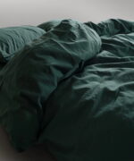 Постільна білизна Limasso Stonewashed Ranforce 160 х 220 см сімейний Dark Green - Зображення 6