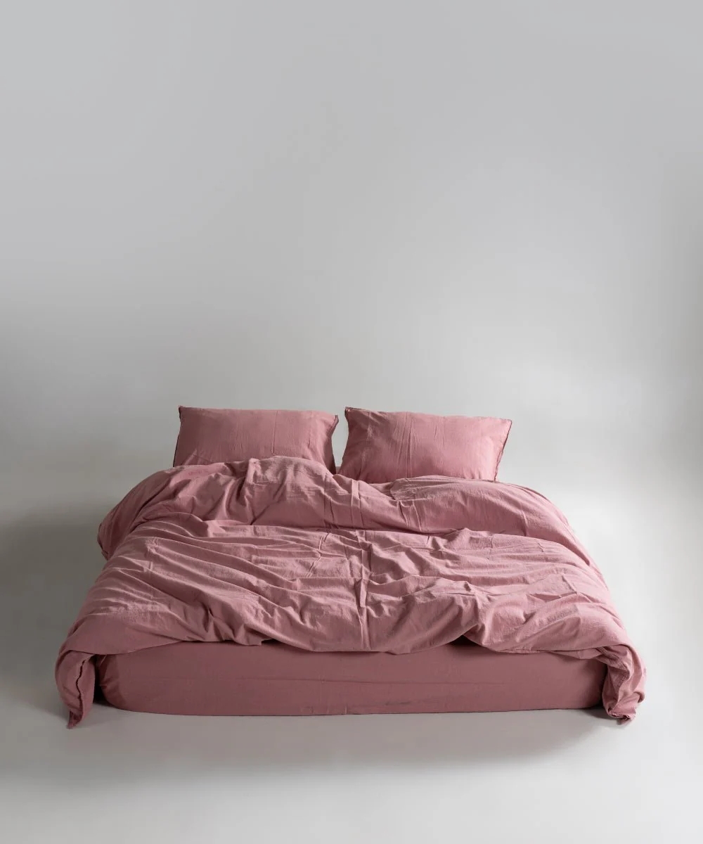 Постільна білизна Limasso Stonewashed Ranforce 160 х 220 см сімейний Old Rose Постільна білизна Limasso Stonewashed Ranforse 160 х 220 см сімейний Old Rose