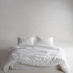 Постільна білизна Limasso Stonewashed Ranforse 160 х 220 см сімейний Snow White