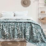 Муслінове покривало Saheser Amore 240 х 260 см. Yesil