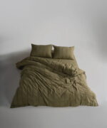 Постільна білизна Limasso Stonewashed 200 х 220 см Cassandra Olive виробник Туреччина. Відмінна якість - хороша ціна