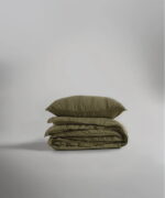 Постільна білизна Limasso Stonewashed 200 х 220 см Cassandra Olive - Зображення 5