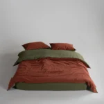 Постільна білизна Limasso Stonewashed Essualte 200 х 220 см Capulet Olive-Autumn