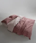 Постільна білизна Limasso Stonewashed Essualte 200 х 220 см Pristine – Old Rose - Зображення 3
