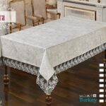 Велюрова скатертина Haspen Gonca 160x220 см купити
