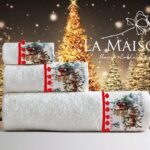Подарунковий новорічний набір рушників La Maison Hola