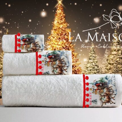 Подарунковий новорічний набір рушників La Maison Hola