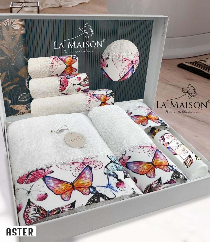 La-Maison-Aster-2 Подарунковий набір рушників La Maison Aster з ароматом