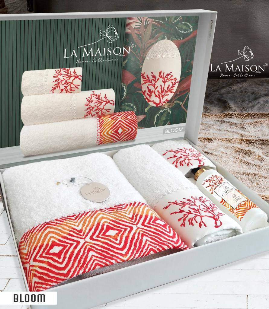 La-Maison-Bloom-2 Подарунковий набір рушників La Maison Bloom з ароматом