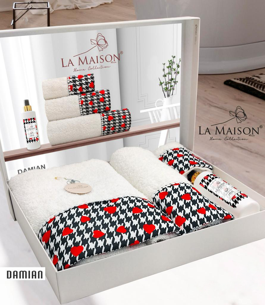 La-Maison-Damian-2 Подарунковий набір рушників La Maison Damian з ароматом