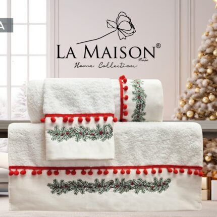 Подарунковий новорічний набір рушників La Maison Fersa