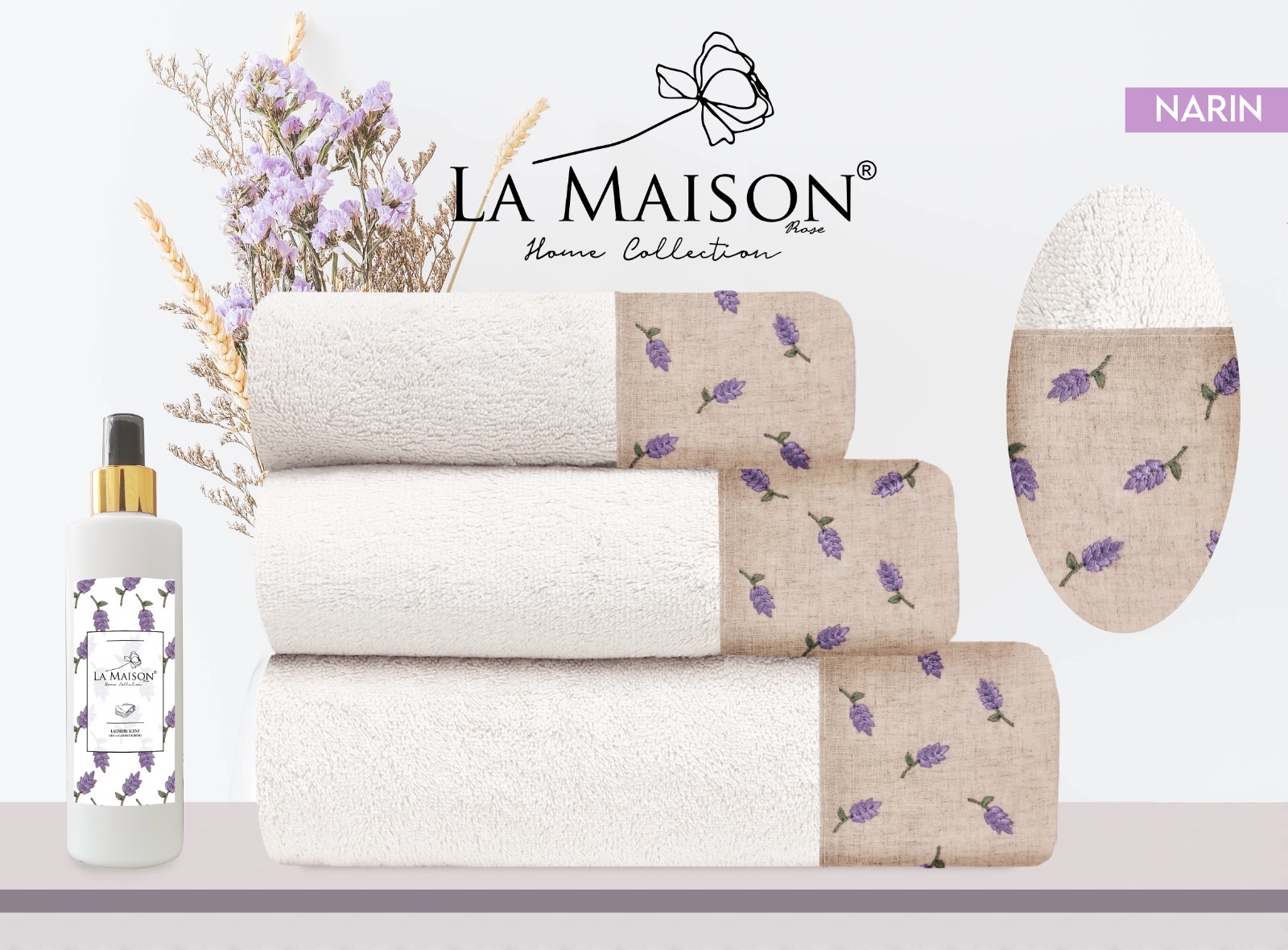 La-Maison-Narin-1 Подарунковий набір рушників La Maison Narin з ароматом