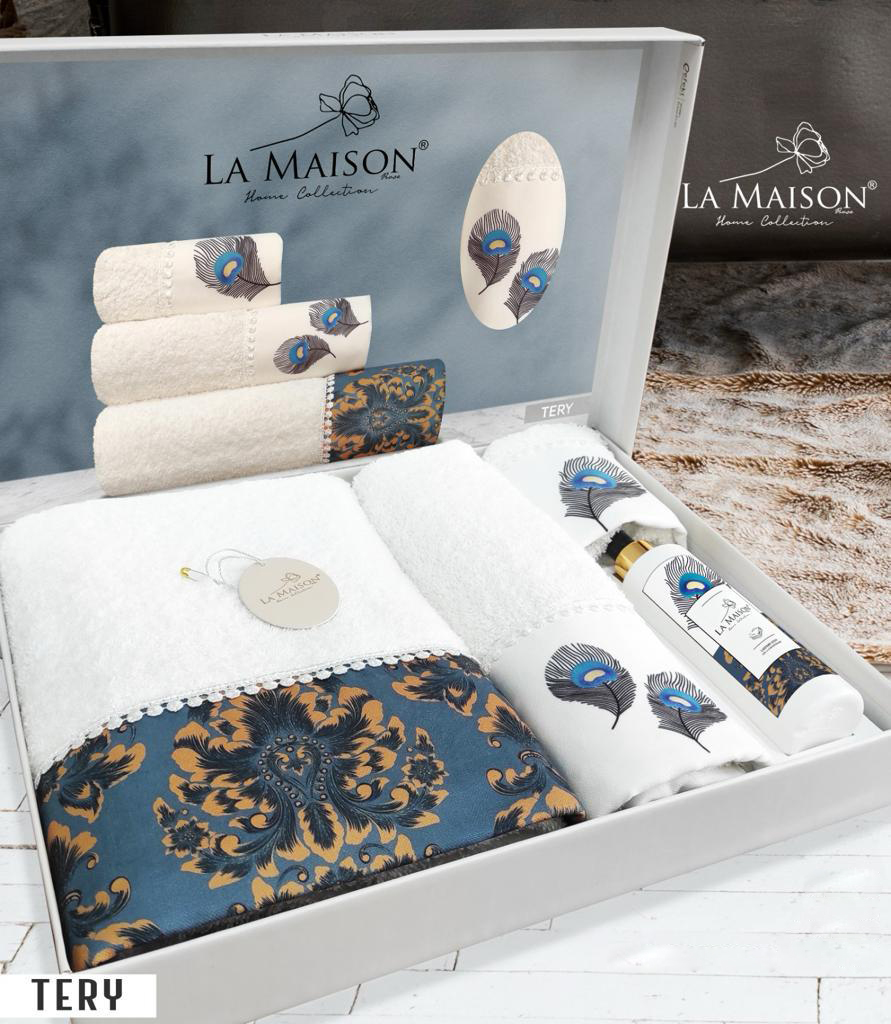 La-Maison-Tery-2 Подарунковий набір рушників La Maison Tery з ароматом