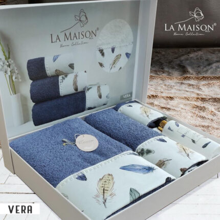 Подарунковий набір рушників La Maison Vera Mavi з ароматом