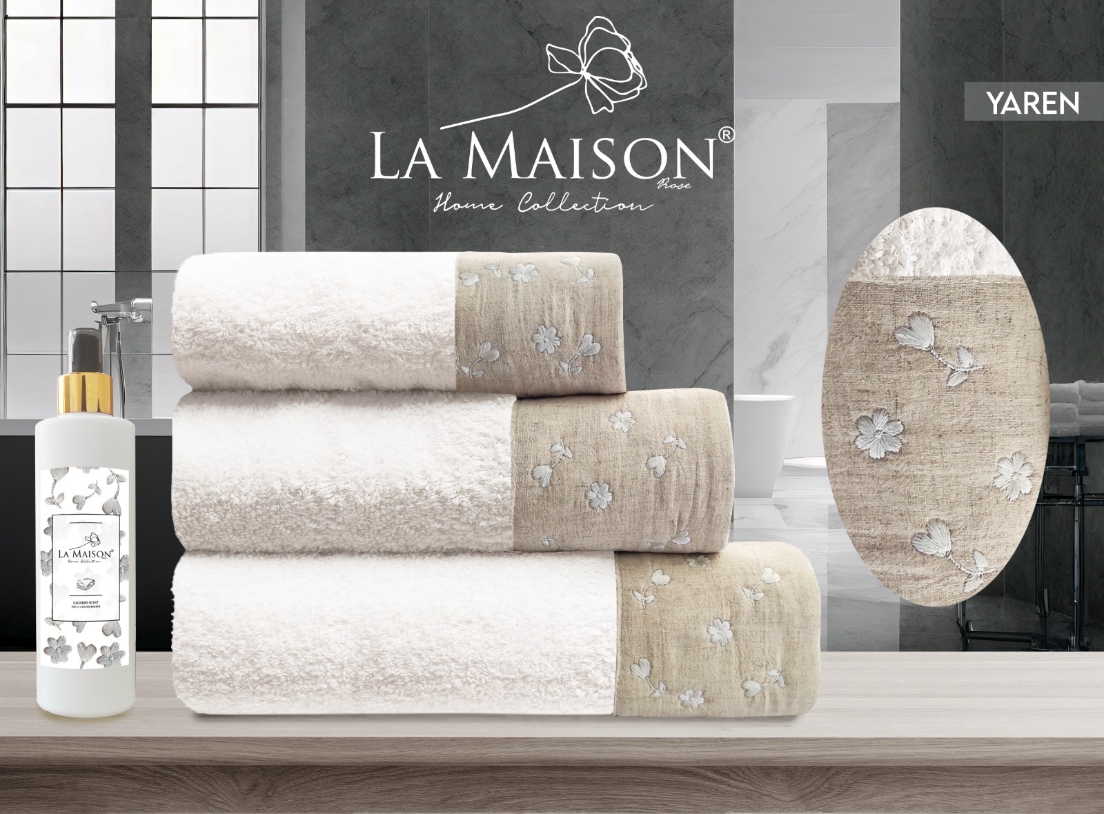 La-Maison-Yaren-1 Подарунковий набір рушників La Maison Yaren з ароматом