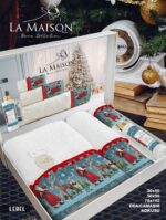 Подарунковий новорічний набір рушників La Maison Lebel з ароматом — изображение 3