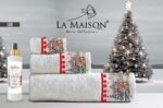Подарунковий новорічний набір рушників La Maison Lori