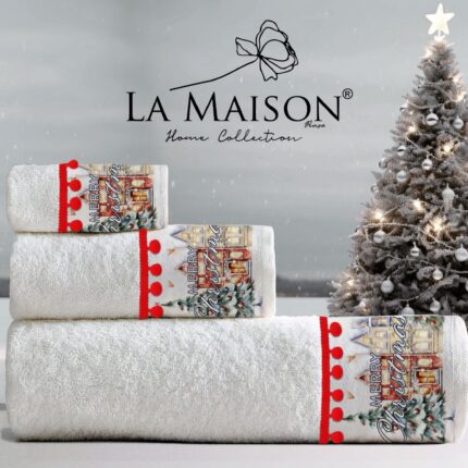 Подарунковий новорічний набір рушників La Maison Lori