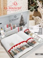Подарунковий новорічний набір рушників La Maison Lori з ароматом — изображение 3