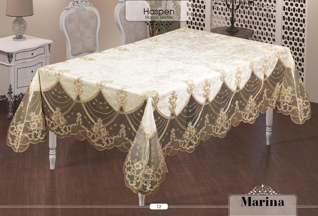 Велюрова скатертина Haspen Marina 160x220 см купити Велюрова скатертина Haspen Marina 160x220 см купити