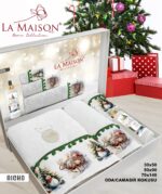Подарунковий новорічний набір рушників La Maison Nicho з ароматом — изображение 3