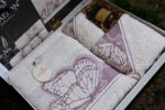 Подарунковий набір рушників La Maison Nola Pudra зі свічкою — изображение 4